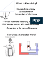 What Is Electricity?: Electricity Is Energy Transported by The Motion of Electrons