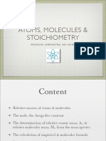 Atoms Molecules and Stoichiometry