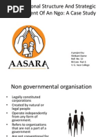 Organisational Structure and Strategic Management of An Ngo: A Case Study