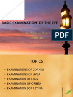 Basic Examination of The Eye