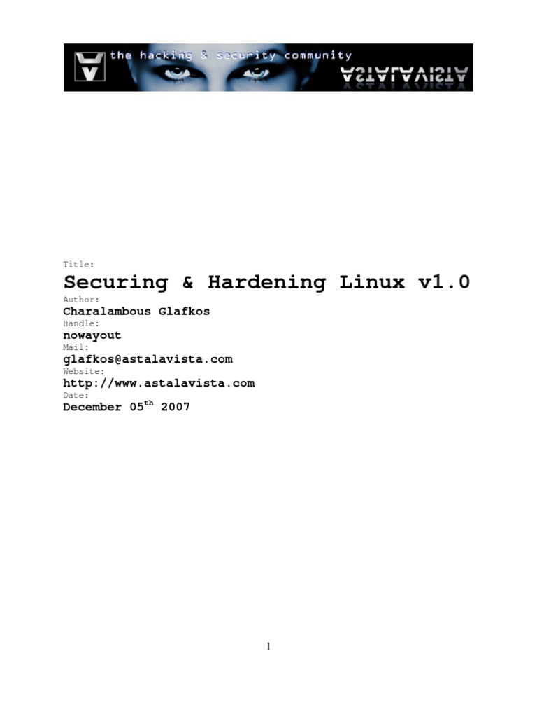 Linux Hardening | PDF