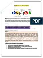 HIKMAH PUASA MENURUT SAINS