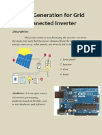 PWM Generation For Grid Connected Inverter: Description