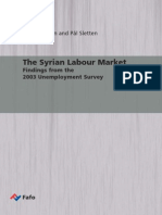 The Syrian Labor Market