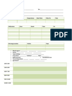 Clinical Flowsheet