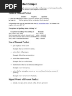 Present Perfect Simple