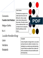 Font and Colour Analysis