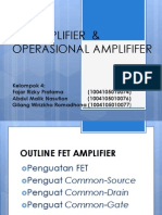Fet Amplifier & Operasional Amplifier