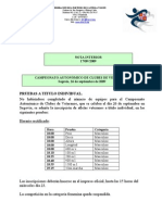 Nota Interior 17-09-09-Pruebas Individuales en Cto. Auton. Clubes Veteranos