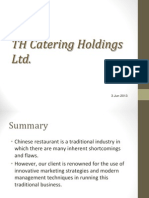 THC Catering Holdings Strategies