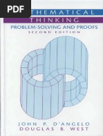 D'Angelo, West - Mathematical Thinking Problem Solving and Proof (2nd Ed, 2000)