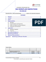 SOP Workplace Inspections