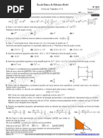 Ficha de Trabalho - Matematica