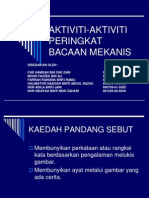 Aktiviti-Aktiviti Peringkat Bacaan Mekanis