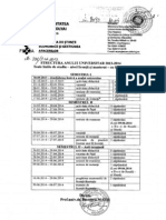 Structura Anului Universitar 2013-2014