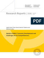 Models of Brics Economic Development and Challenges for Eu Competitiveness