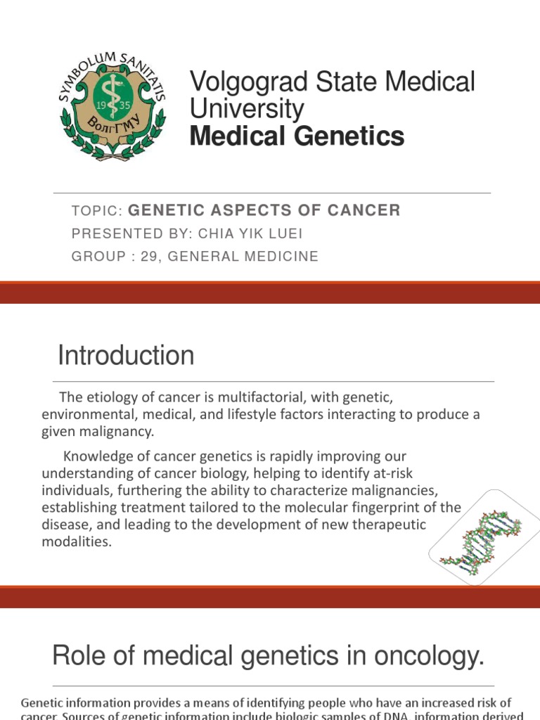 Genetic Factors in Cancer Risk | PDF | Colorectal Cancer | Cancer