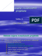 Vjezbe 12 - Metode Ocjene IP - Prezentacija