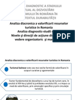 Analiza Diagnostic A Stadiului Actual Al Dezvoltării Turismului În România În Contextul Durabilităţii