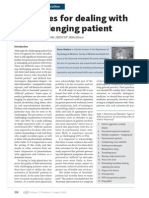 Hawken, 2005, Strategies For Dealing With The Challeging Patient (Paper) PDF