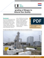 Upgrading of Biogas To Natural Gas Quality: Highlights