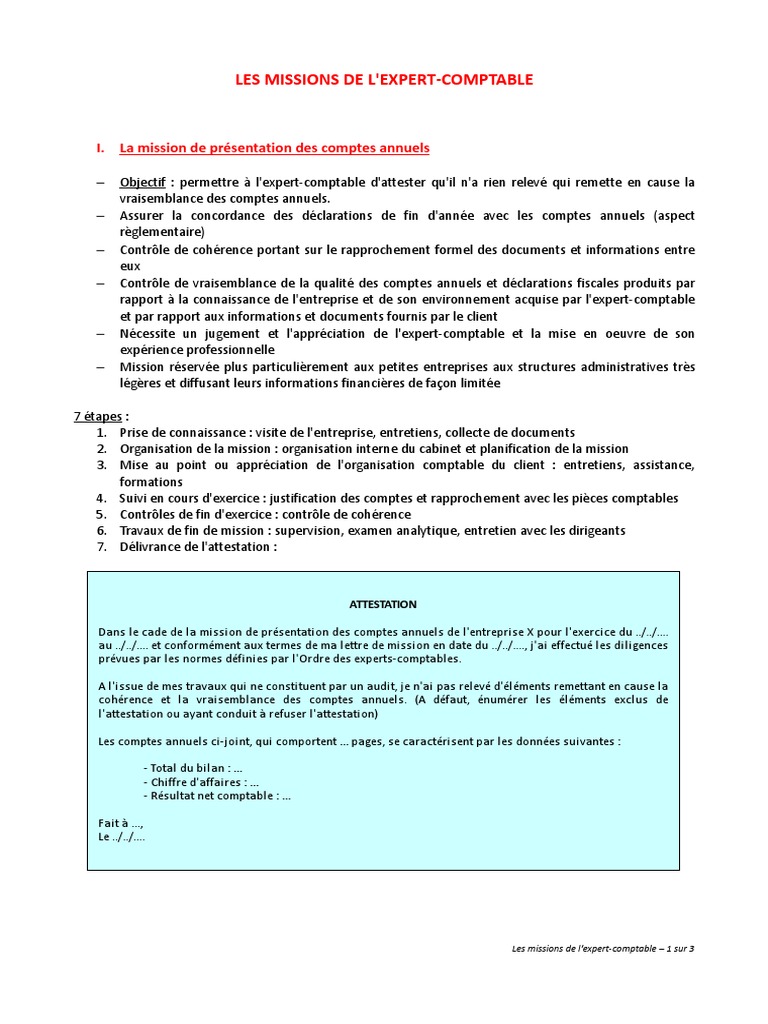 Les_missions_de_l__expert_comptable.pdf | Comptabilité | Business