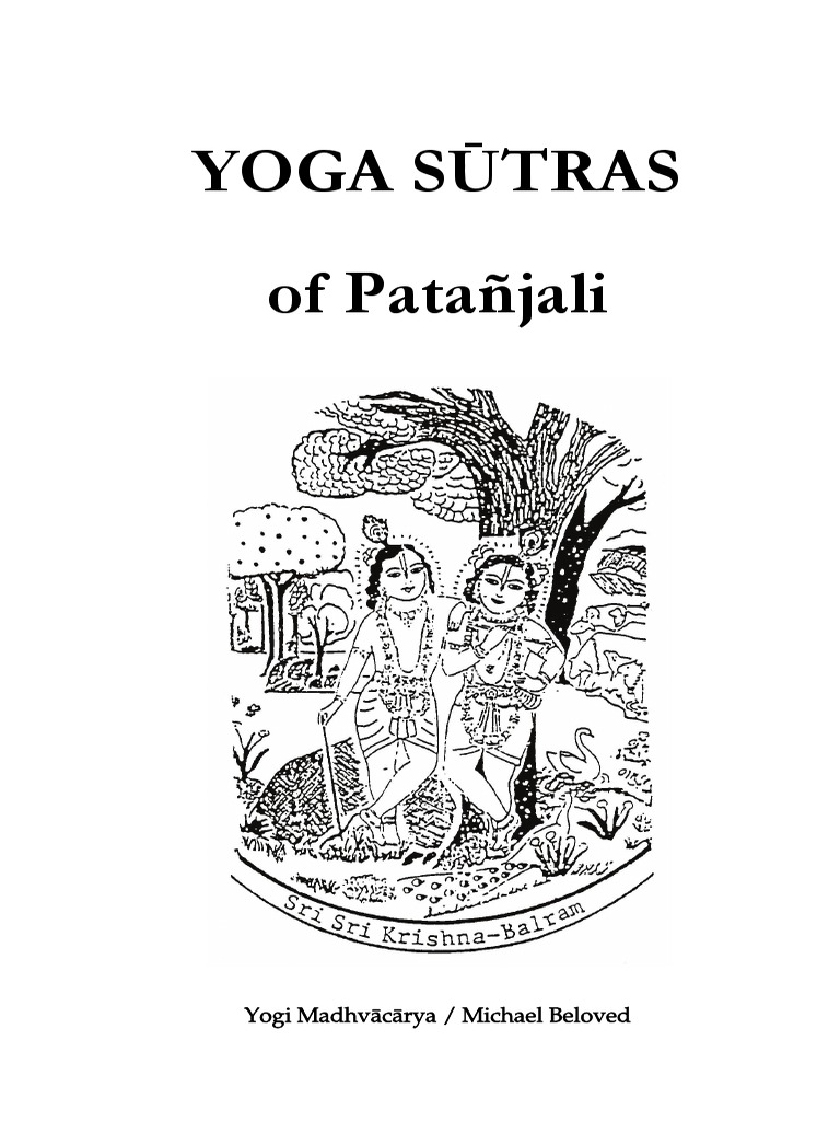 Patanjali Yoga Sutra PDF Patanjali Yoga Sutras Of Patanjali