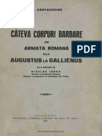 IORGA N  Cîteva corpuri barbare în armata Romană de la Augustus la Galienus