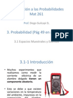 Espacios Muestrales y Eventos PDF