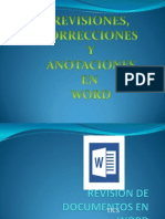 Correcciones en Word