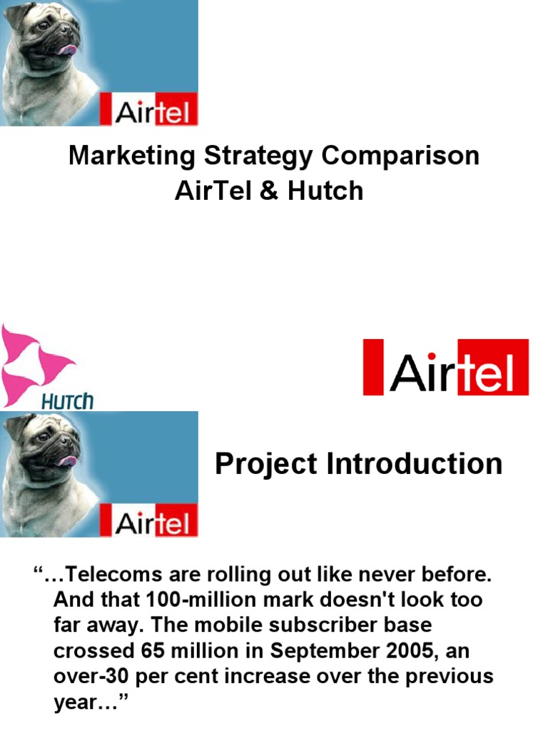 Airtel Vs Hutch Marketing Strategies PDF Marketing Advertising