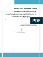 Argentina - Acoso Moral en El Trabajo - Identificación