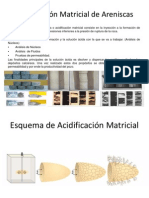 Acidificación Matricial de Areniscas