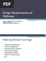 05 CE 122 Design Requirements of Highways