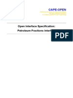 Petroleum Fractions Interface Specification