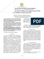 PLC Based Water Bottle Filling and Caping System