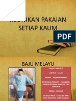 Keunikan Pakaian Setiap Kaum