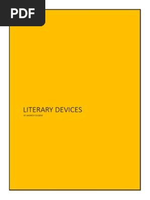 Literary Devices Anthropomorphism Narration