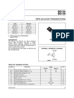 BD135/BD139 Transistor Data sheet