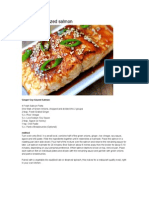 Ginger Soy Glazed Salmon