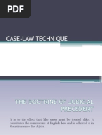 Case Law Technique