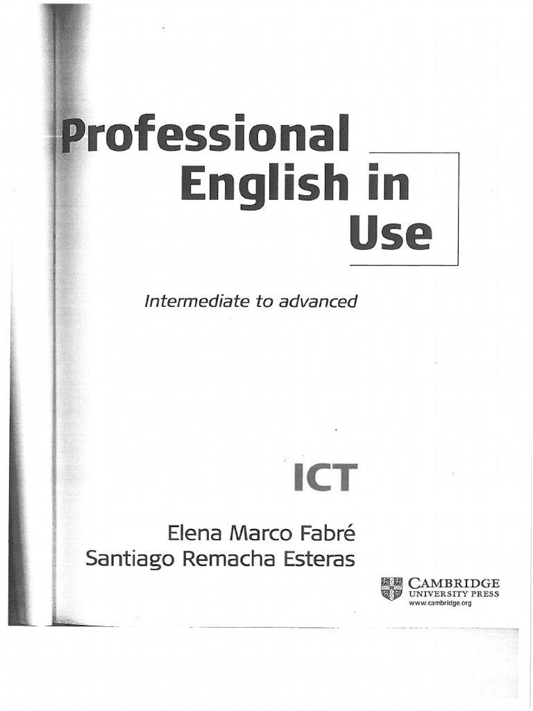 Professional English in Use ICT | PDF