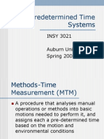 3021 - 07 Predetermined Time Systems