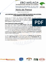 Una Victoria y Una Derrota en El Pabellón de Los Guindos