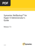 NetBackup AdminGuide Hyper-V