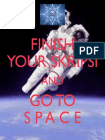Finish Your Skripsi and Go To S P A C e
