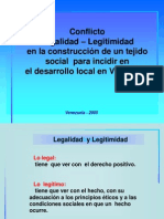 Legalidad y Legitimidad - Bolivia 1