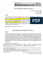 Estresse - Aspectos Fisiológicos e Psicológicos Do Estresse