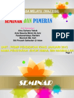 Seminar Dan Pmeran