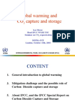 Global Warming and CO2 Capture and Storage